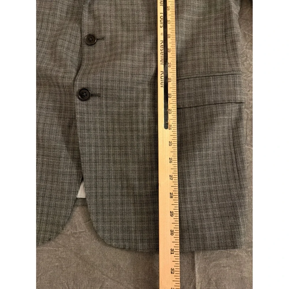 Brooks Brothers Sport Coat Mens 42R Explorer Regent Fit Grey Glen Plaid Wool